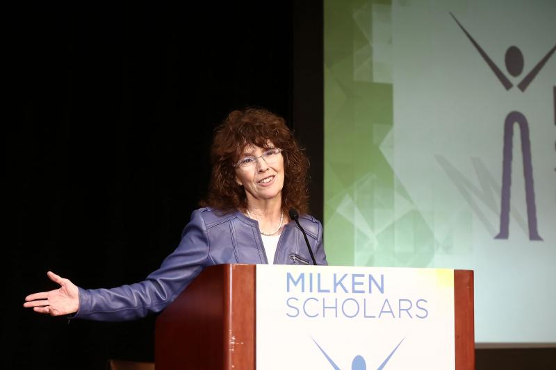 Milken Scholars Program Director Dr. Jane Foley. Milken Scholars Program Director Dr. Jane Foley.