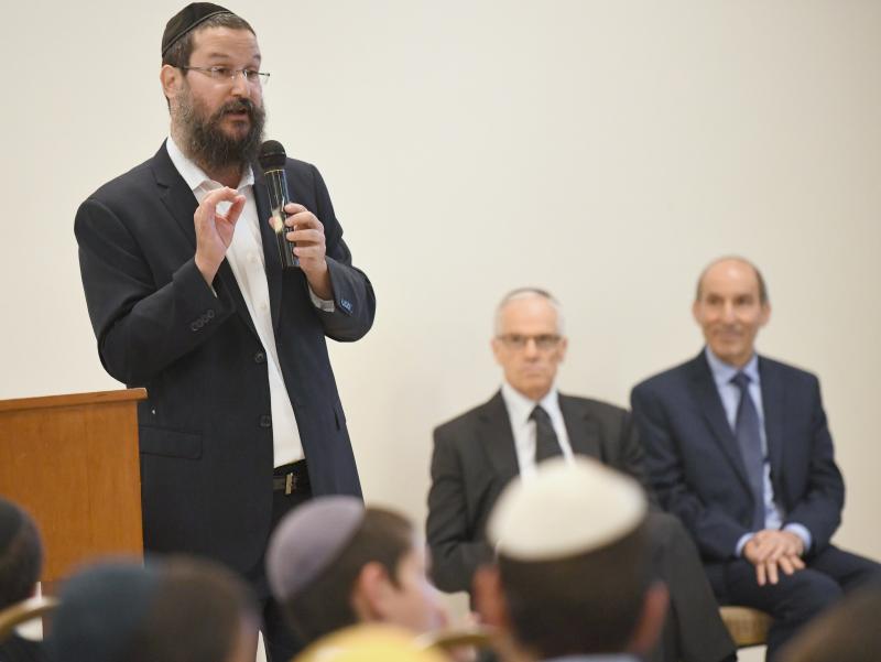 Rabbi Greenbaum Richard Sandler Gil Graff Cheder Menachem 2017 JEA Rabbi Greenbaum Richard Sandler Gil Graff Cheder Menachem 2017 JEA