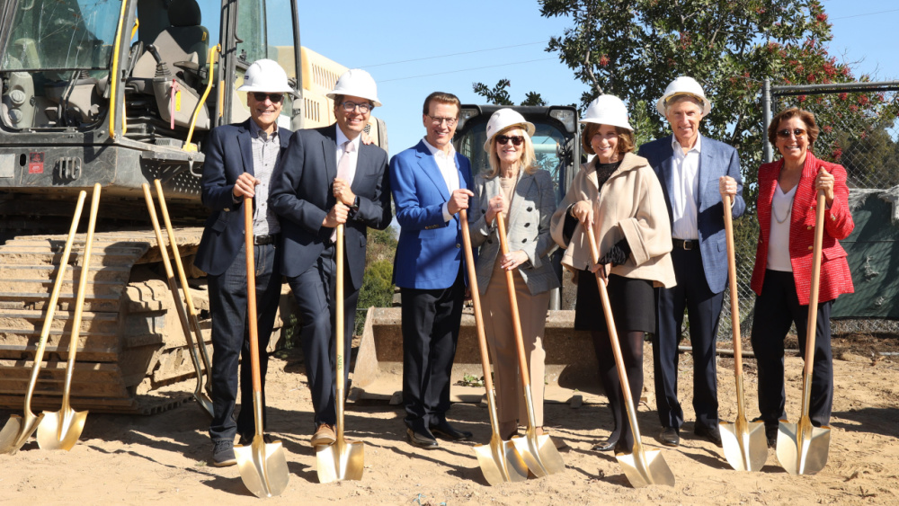 Aaron Milken Center groundbreaking 1000w