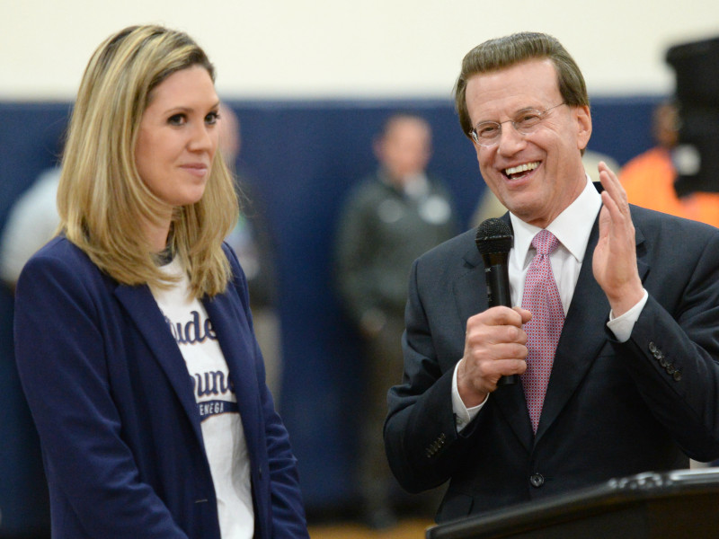 Lowell Milken with Brittany Matsushino