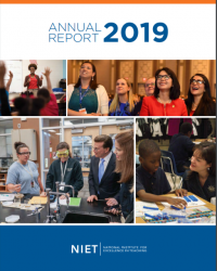 NIET 2019 annual report cover