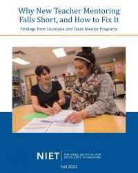 Why New Teacher Mentoring Falls Short and How to Fix It cover