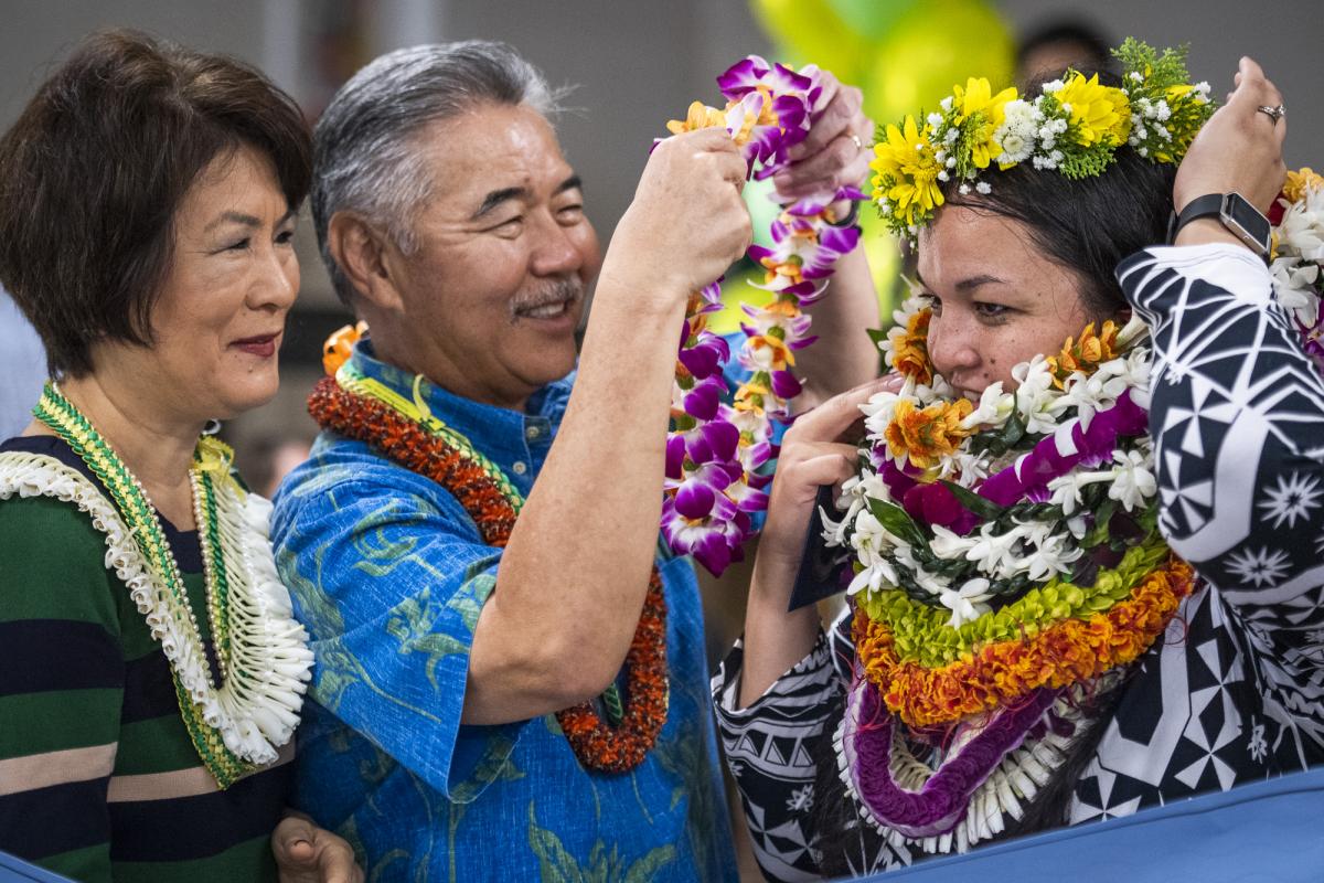MEA Hawaii Sara King leis MEA Hawaii Sara King leis