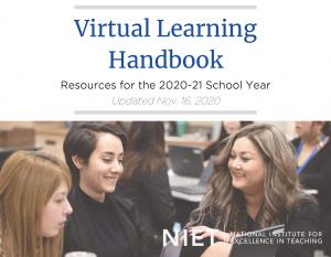 niet virtual learning handbook cover