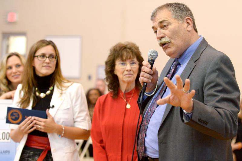 Sarah Franko, Dr. Jane Foley and Superintendent Richard Ross Sarah Franko, Dr. Jane Foley and Superintendent Richard Ross